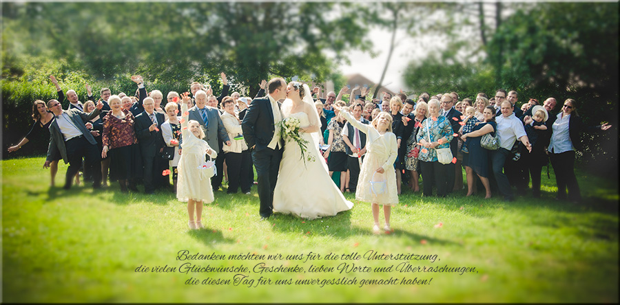 Danksagungskarten Hochzeit Design Witten